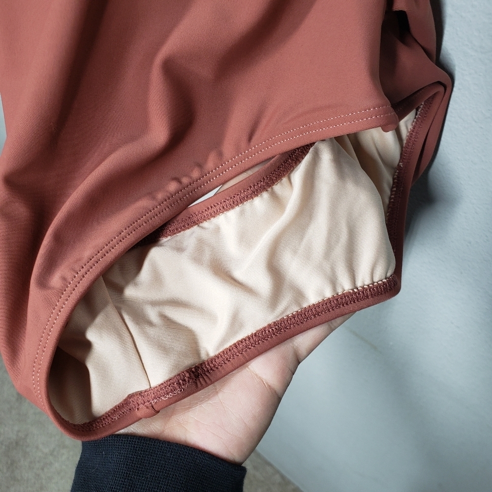 Rust Brown Swimsuit - Picture 7 of 8